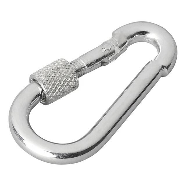 Set 2 buc Carabina metalica 5x50mm cu prindere de siguranta