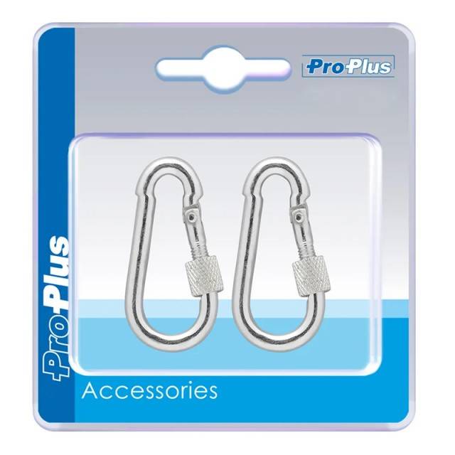 Set 2 buc Carabina metalica 5x50mm cu prindere de siguranta