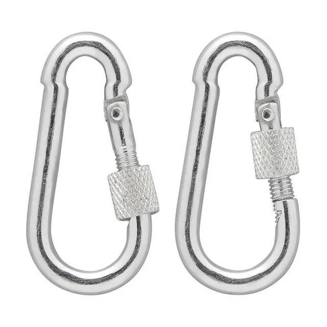Set 2 buc Carabina metalica 5x50mm cu prindere de siguranta