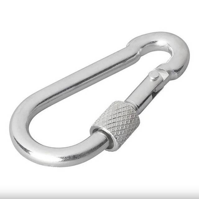 Set 2 buc Carabina metalica 6x60mm cu prindere de siguranta