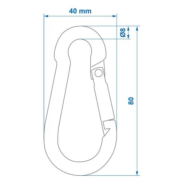 Set 2 buc Carabina metalica 8x80mm