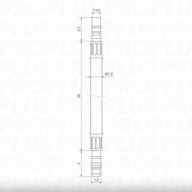 Set 2 racorduri furtun flexibile 25 cm