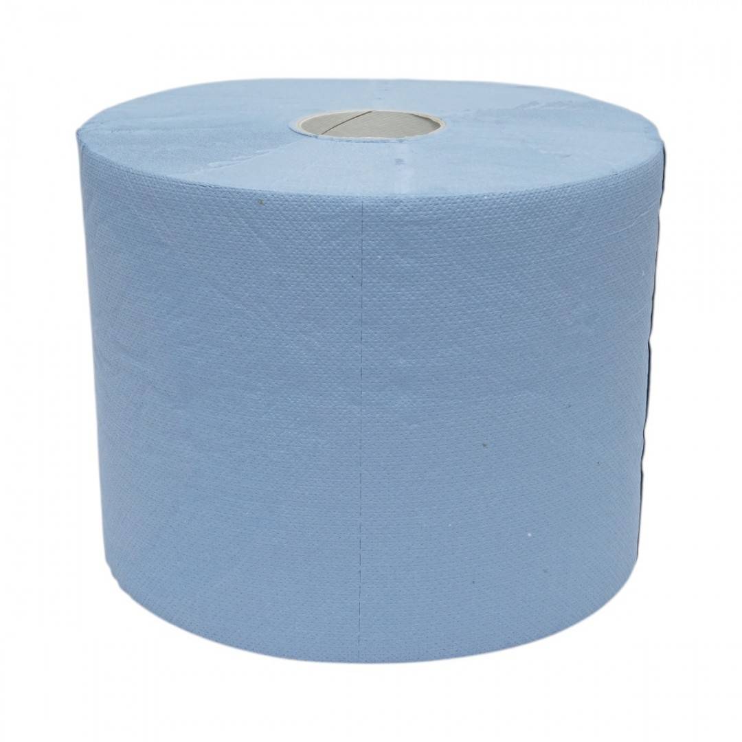Set 2 role lavete industriale 3 straturi hartie albastra 36x22cm Celtex Superblue S 500 portii/rola 59612