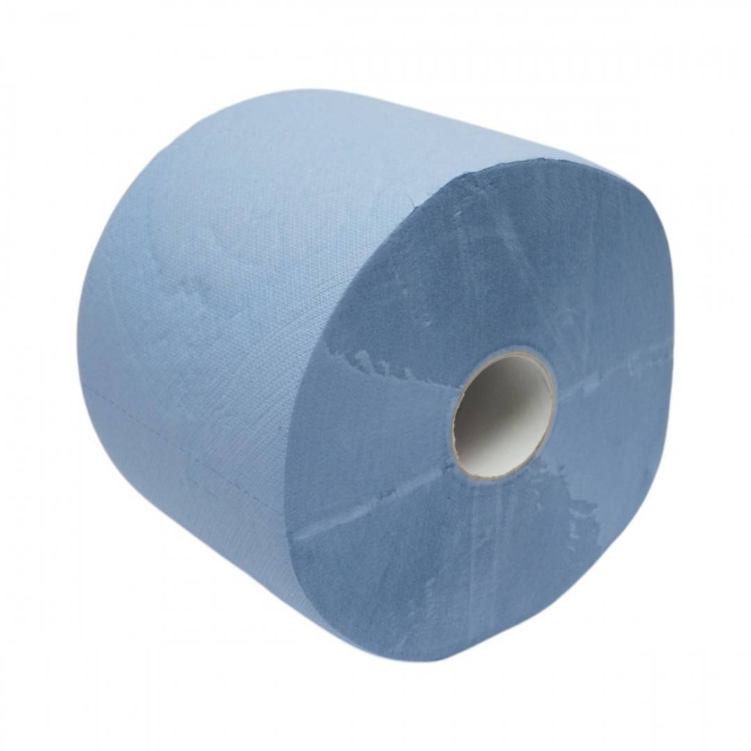 Set 2 role lavete industriale 3 straturi hartie albastra 36x22cm Celtex Superblue S 500 portii/rola 59612