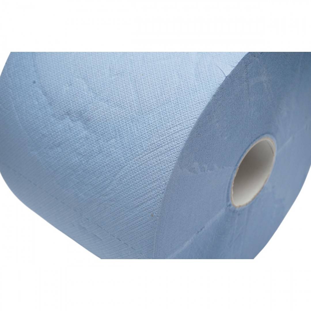 Set 2 role lavete industriale 3 straturi hartie albastra 36x22cm Celtex Superblue S 500 portii/rola 59612