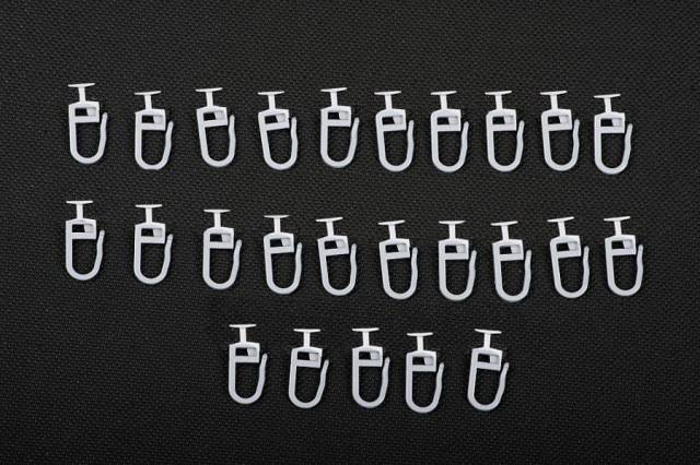 Set 25 de carlige perdele camion