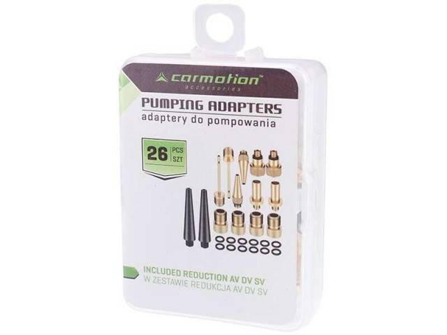 Set 26 buc adaptoare de umflare pentru pompa, compresor aer roti, mingi, etc