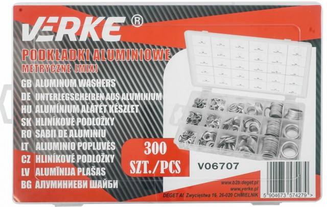 Set 300 buc Saibe de aluminiu VERKE