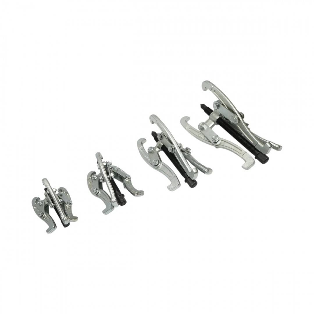 Set 4 extractoare rulmenti cu 3 brate 75mm, 100mm, 150mm, 200mm