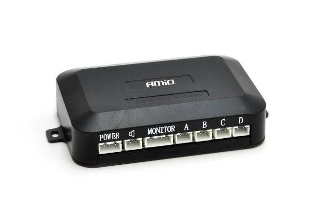 Set 4 senzori parcare, albi, cu camera, monitor 4.3 si buzzer