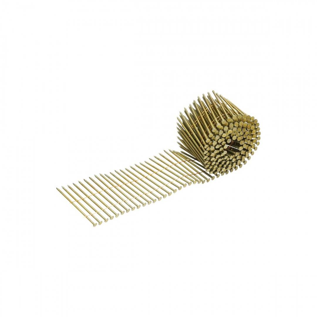 Set 4500 cuie pe tambur/rola, inelate 3.1x90mm, 225buc/rola