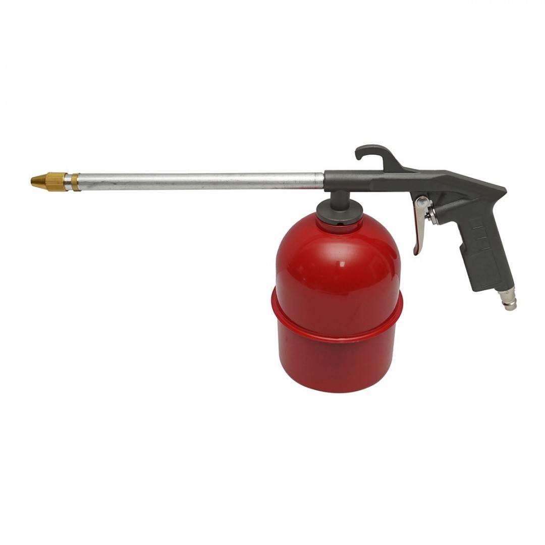 Set 5 piese aer comprimat cu furtun spiralat 5m, pistol spalat, vopsit, umflat si suflat aer Breckner Germany