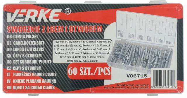 Set 60 buc Stifturi VERKE