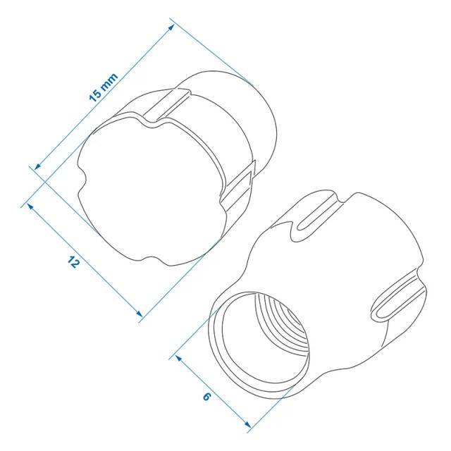 Set 8 capace Ventil Auto cu Marcaj pentru fiecare roata