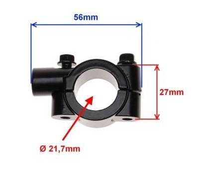 Set adaptor prindere oglinzi colier - surub (Ø 8mm)