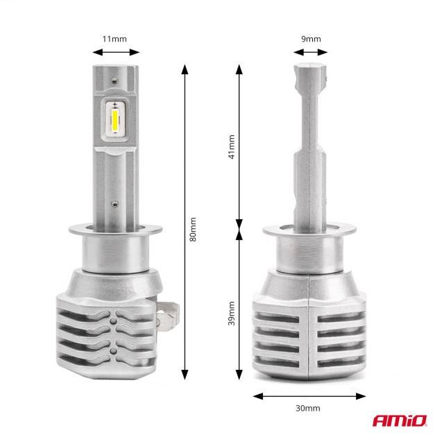 Set Becuri Far LED H1 12V