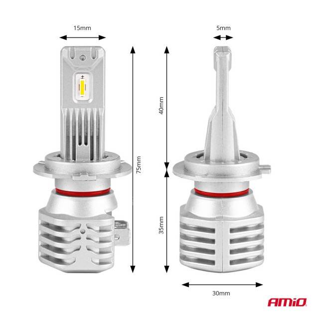 Set Becuri Far LED H7 12V Canbus