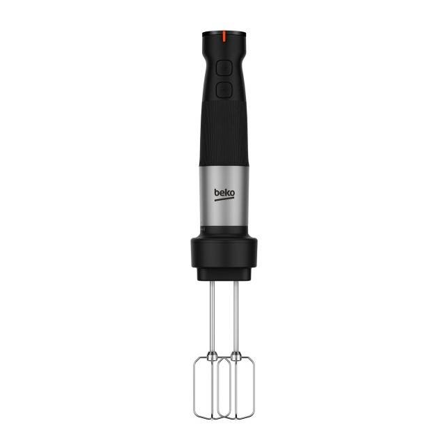 Set blender de mana Beko HBA81762BX, 750W, 12 trepte de viteza +Turbo, 1 l, 5, negru/argintiu