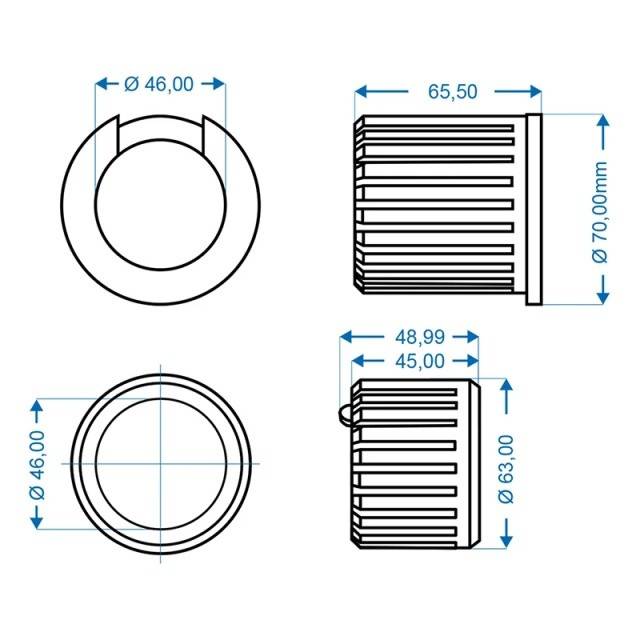 Set bucse alunecare pentru axul de franare pentru BPW/Peitz ZAF /PAV 1.3-2.0