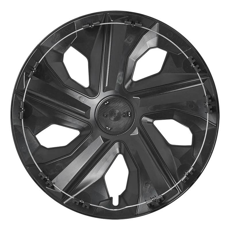Set capace roti Moon Ring carbon black 15 inch 4 bucati in cutie display