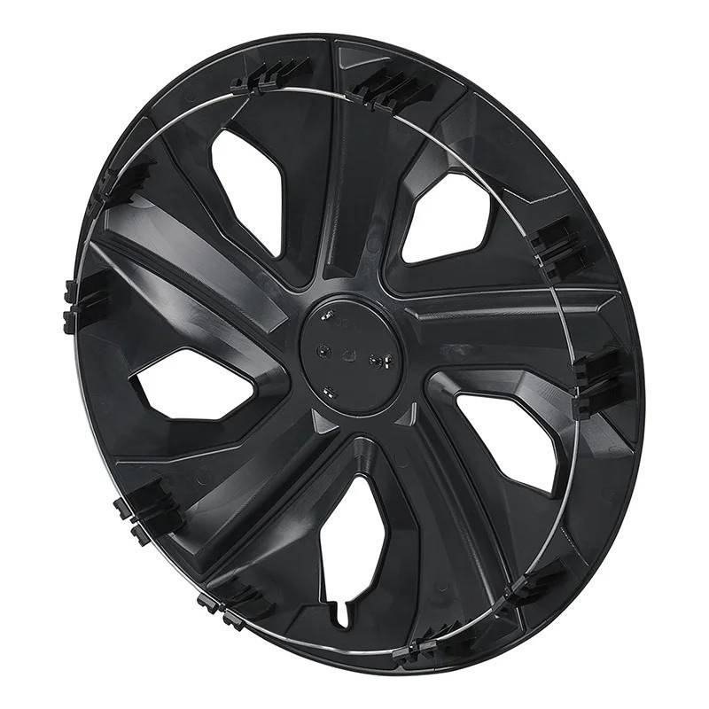 Set capace roti Moon Ring carbon black 15 inch 4 bucati in cutie display
