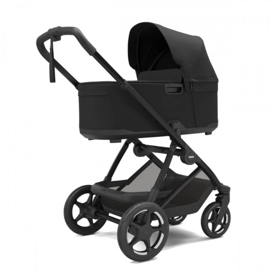 Set Carucior Thule Charm 2 in 1 sezut + landou, Black