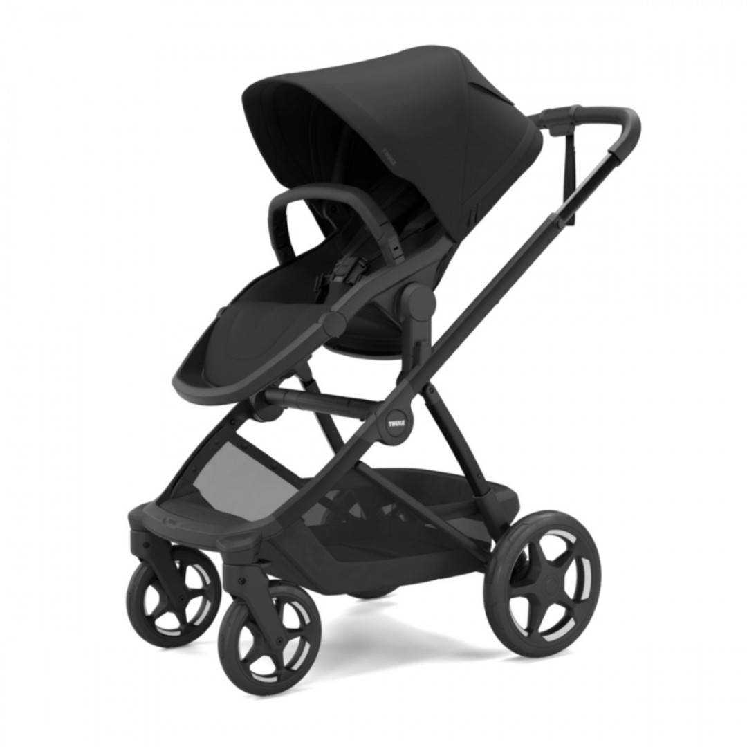 Set Carucior Thule Charm 2 in 1 sezut + landou, Black
