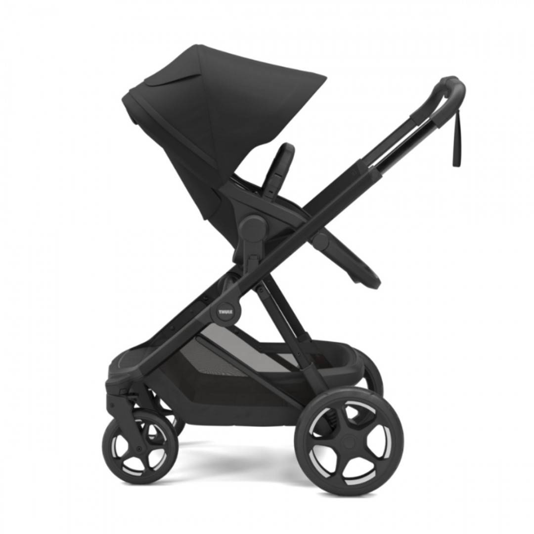 Set Carucior Thule Charm 2 in 1 sezut + landou, Black