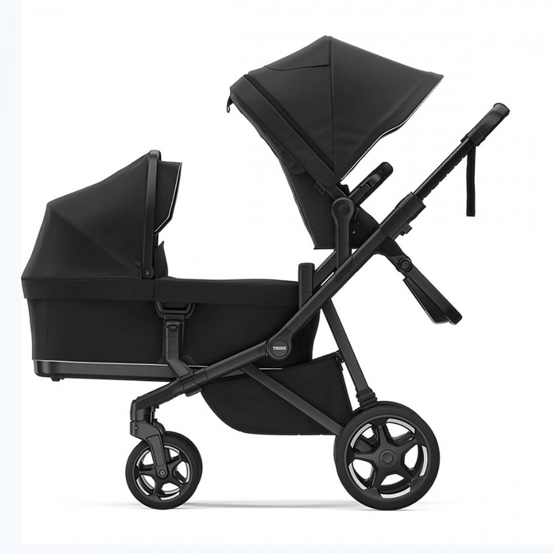 Set Carucior Thule Sleek 2 + Landou, Black