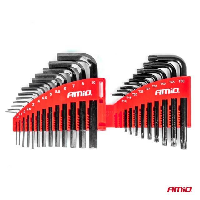 Set chei hexagonale-torx 22 piese CRV