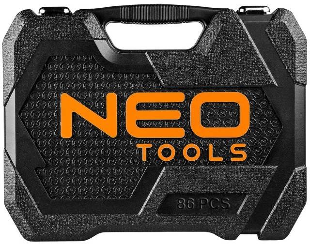Set chei tubulare 1/4, 1/2, 86 de piese NEO TOOLS , 25 ani GARANTIE