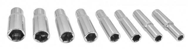 Set chei tubulare lungi, 1/4 6-13 mm, Verke