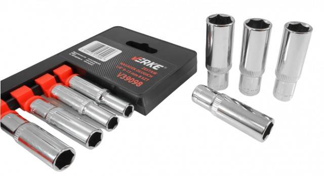 Set chei tubulare lungi, 1/4 6-13 mm, Verke