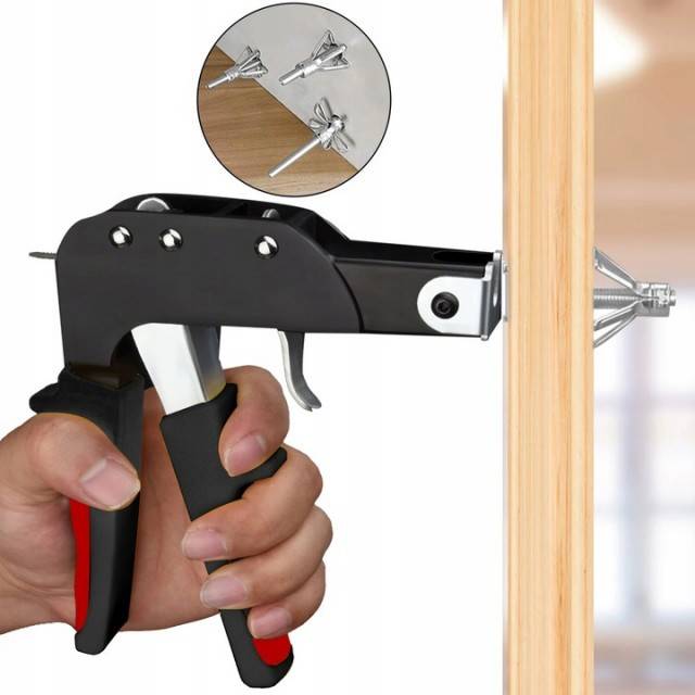 Set cleste pistol nituit sertizat dibluri ancore in panouri gips VERKE