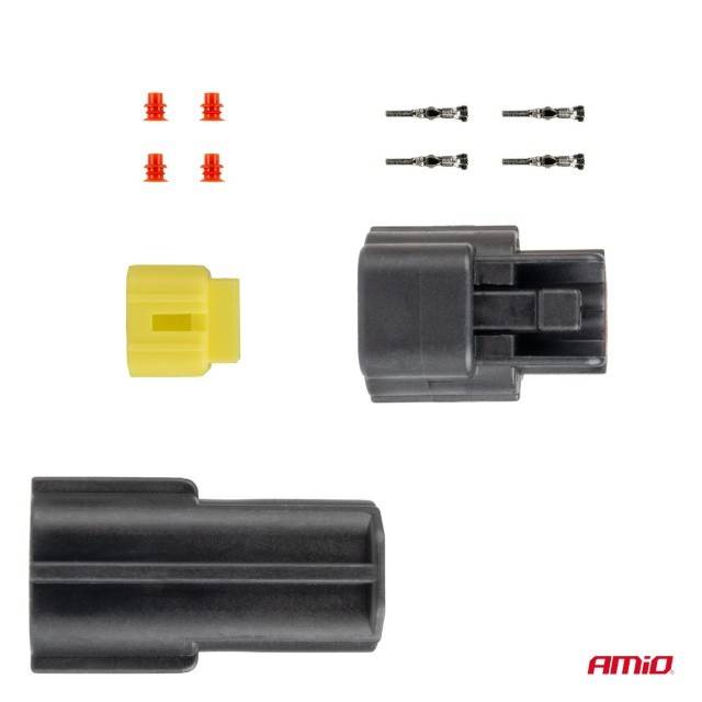 Set conector stecher si priza 2 PIN 2.2mm
