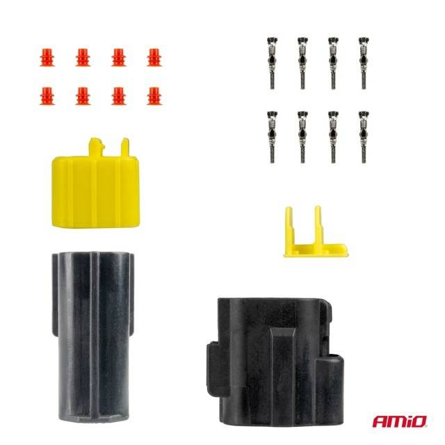 Set conector stecher si priza 4 PIN 2.2mm