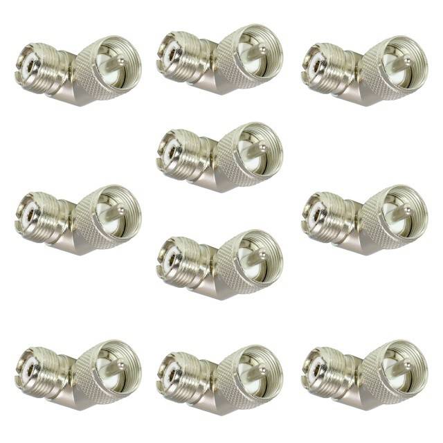 Set cu 10 bucati mufa 90 grade PNI PL tata - PL mama