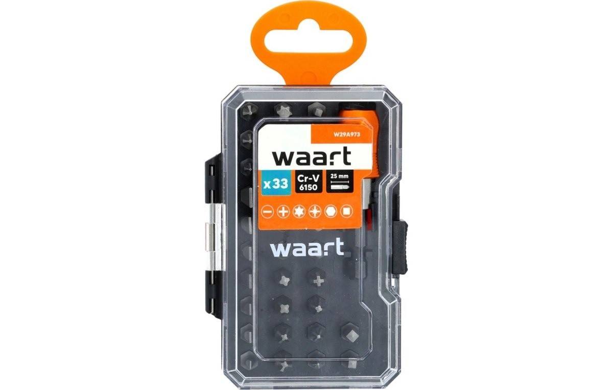 Set de biți de șurubelniță Waart 33 buc