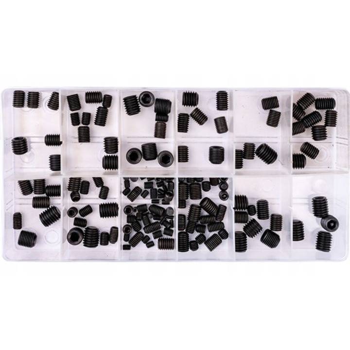 Set de suruburi hexagonale fara flansa, 160 buc WAART