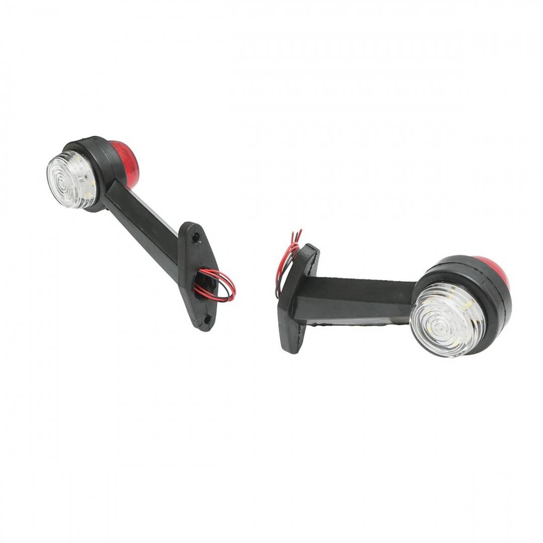 Set doua lampi de gabarit cu LED 12/24V, rosu-alb