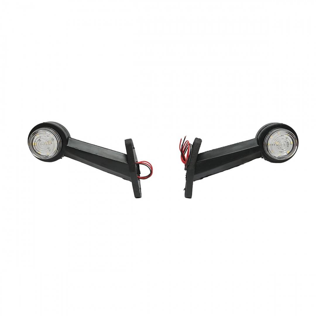 Set doua lampi de gabarit cu LED 12/24V, rosu-alb