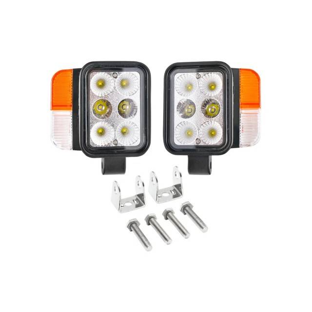 Set faruri universale tractor stanga si dreapta cu LED 10-80V