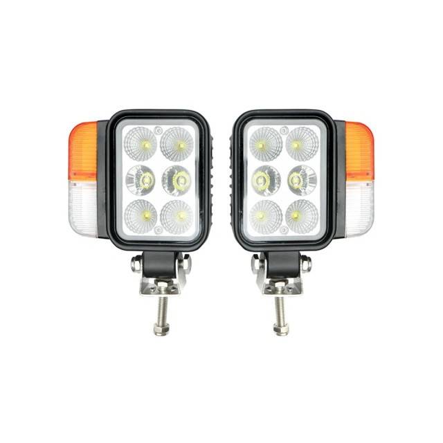 Set faruri universale tractor stanga si dreapta cu LED 10-80V