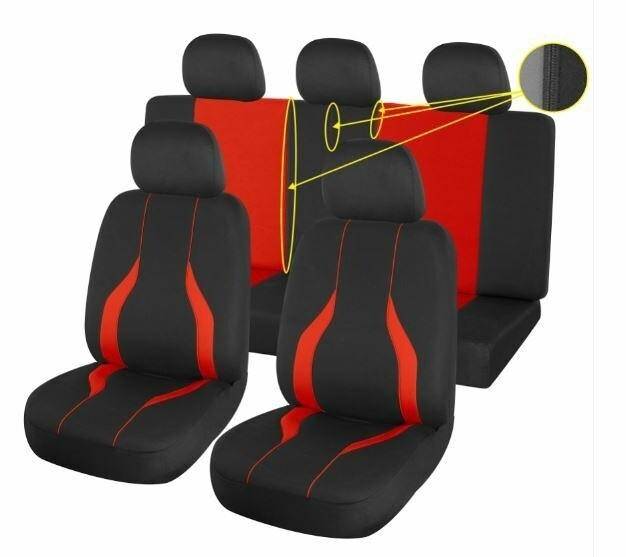 Set huse auto universale rosu
