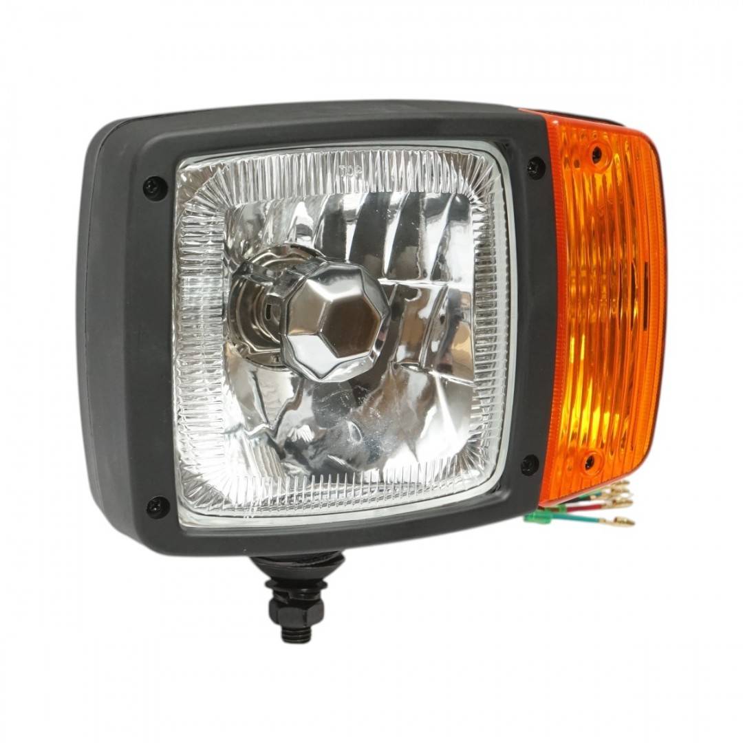 Set lampi fata cu semnalizare stanga/dreapta 12/24V pentru JCB 3CX, 3DX cod OEM 700/50055, 700/50056, 700/50119, 700/38400