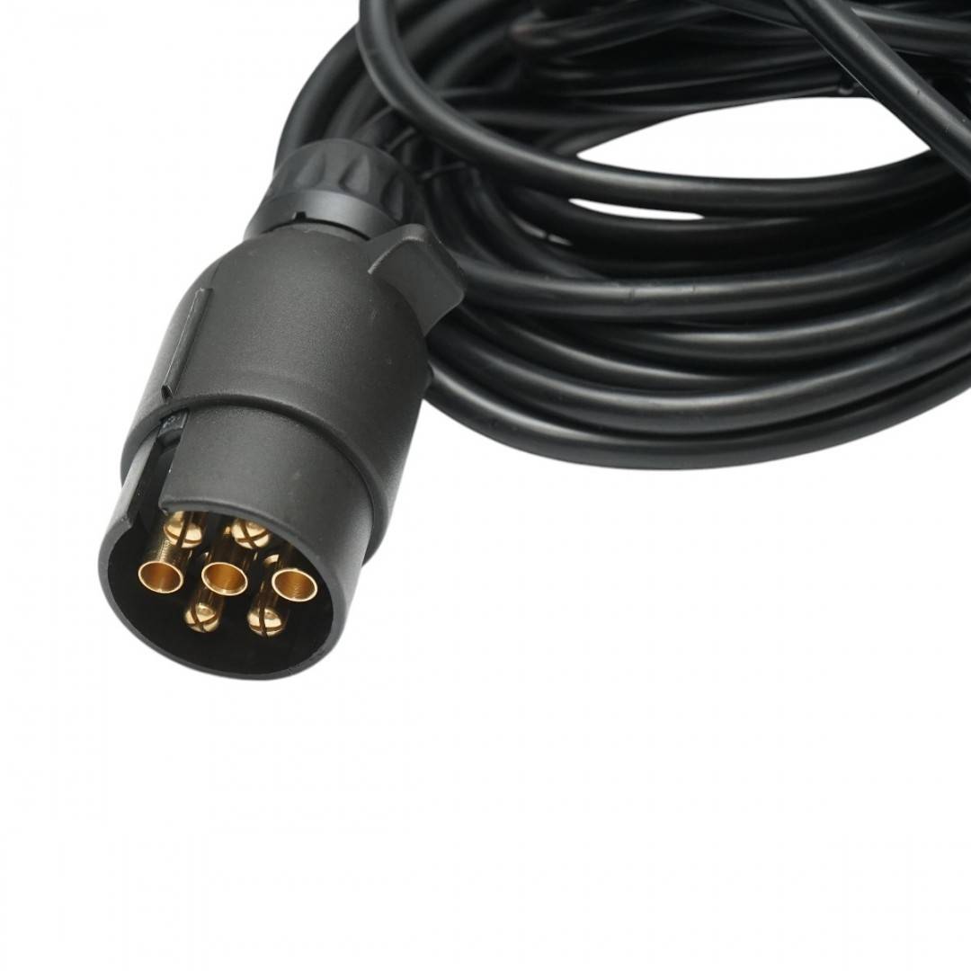 Set lampi LED magnetice 12V pentru remorca, fisa 7 pini, cablu stopuri 2.5m, cablu fisa 7.5m Breckner Germany