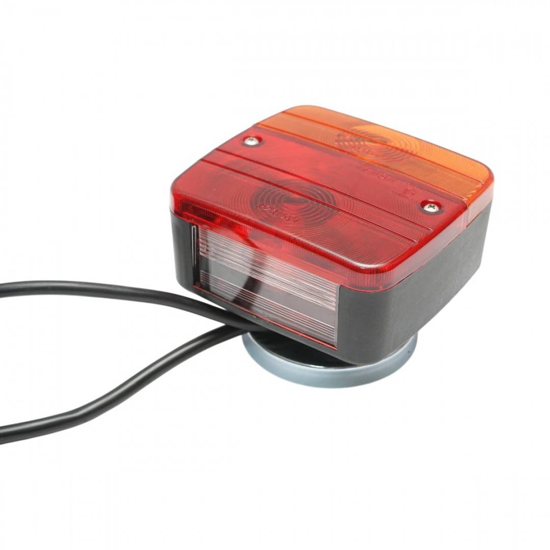 Set lampi magnetice 12V pentru remorca, fisa 7 pini, cablu stopuri 2.5m, cablu fisa 7.5m Breckner Germany