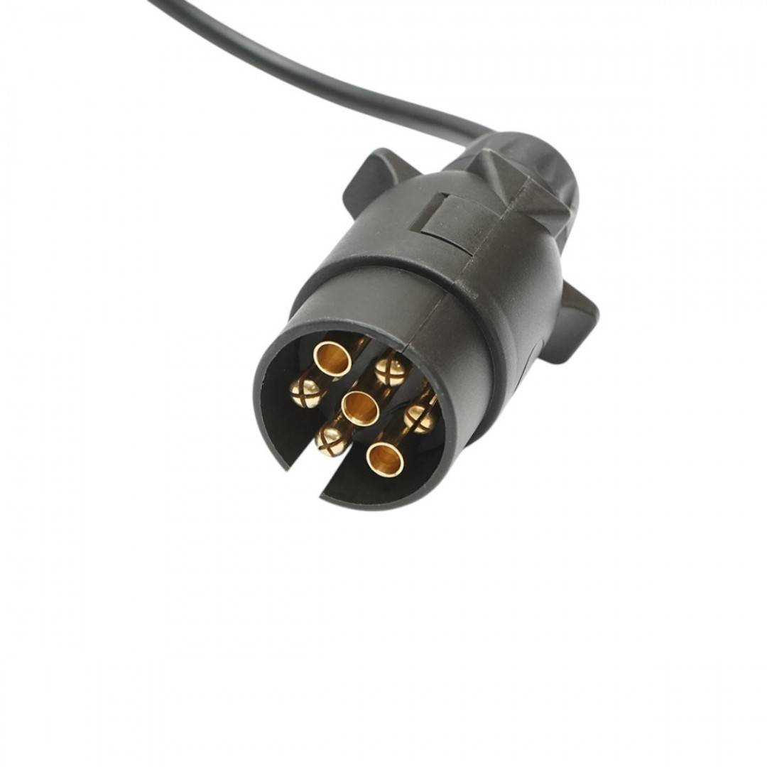 Set lampi magnetice 12V pentru remorca, fisa 7 pini, cablu stopuri 2.5m, cablu fisa 7.5m Breckner Germany