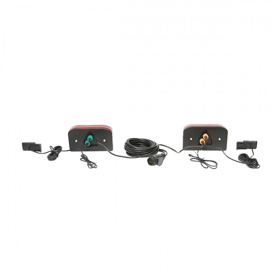 Set lampi universale remorca cu 7 functii, catadioptri, cablaj si priza 13P 12V Breckner Germany