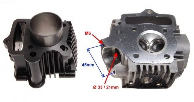Set motor + chiulasa Cross 4T 70cc